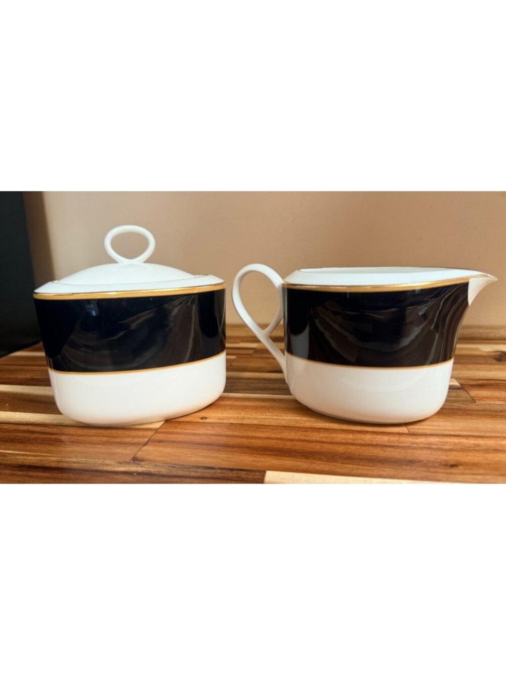 Daniel‎ Hechter Sugar Creamer Paris Black Venetian Ebony China CQ004 Japan
